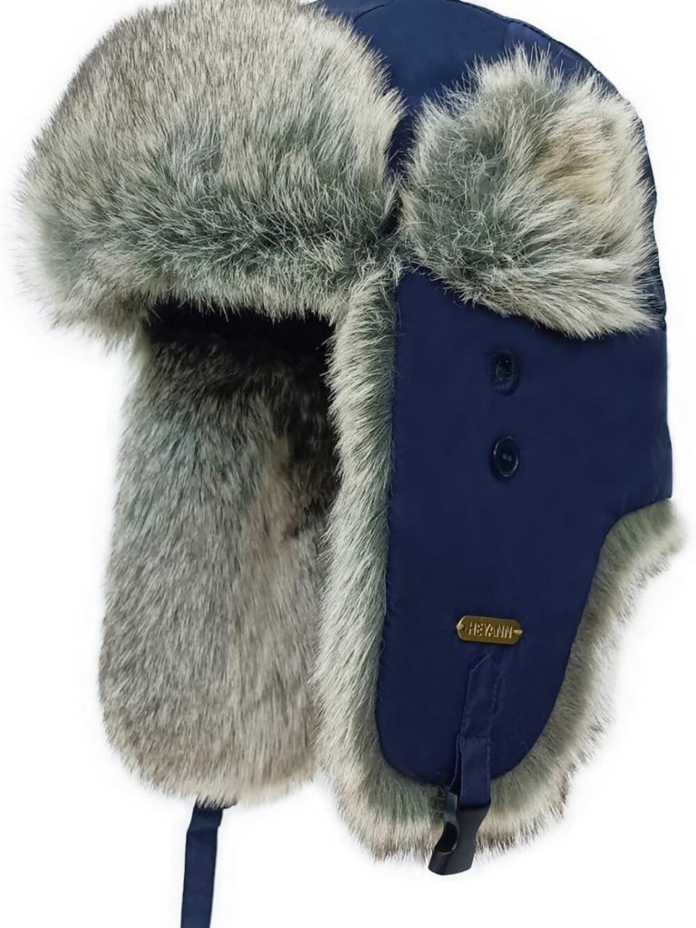 Faux Fur Trapper Hat for Men & Women - Winter Aviator Ushanka with Ear Flaps